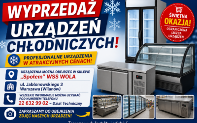 WYPRZEDAŻ URZĄDZEŃ CHŁODNICZYCH!